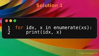Python : How to Access Index in Loops