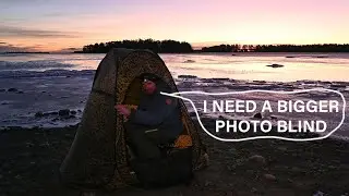 WILDLIFE PHOTOGRAPHY from a Photo Blind | Landscape Photography enthusiast tries BIRD PHOTOGRAPHY