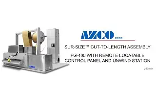 Cut-To-Length Assembly with Control Panel and Unwind Assembly Precisely Cuts Kraft Paper | 223040