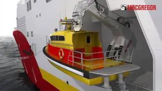 MacGregor fast rescue craft davit - G-type