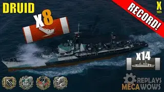 Destroyer Druid 8 Kills & 181k Damage | World of Warships Gameplay