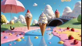 The Ice Cream Bridge Melts Away | Melting Adventure Song for Kids | Sweet Learning Rhyme