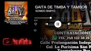 Gaita de Timba y tambor con Sonido Baby' O De Alberto Sanchez en San Miguel Xochitecatitla Tlaxcala 