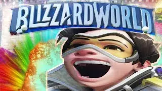 NEW MAP BLIZZARD WORLD!?! | Overwatch BlizzardWorld - Funny Montage
