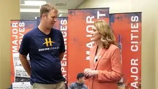 Debbie Antonelli and John Wheeler Horizon League Nothing But Net Week