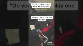Cuddling My Boyfriend While He Is In A Game