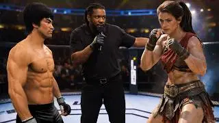 Bruce Lee vs. Spartan Warrior Diva | EA Sports UFC 5