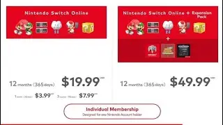 Nintendo Switch Online Expansion Price Reaction