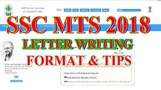 FORMAL & INFORMAL LETTER FORMAT FOR SSC MTS EXAM 2018