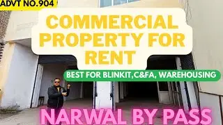  📣 Commercial Property for Rent  🏬 | Ideal for Warehousing 🚛 C&FA 🧾 Blinkit 🛒 Wholesale 📦