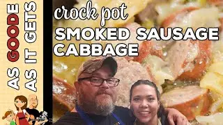 Crock Pot Smoked Sausage Cabbage (Low Carb)