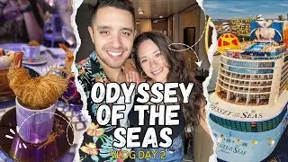 ODYSSEY OF THE SEAS DAY 2! | A Day at Sea #royalcaribbean #cruiseship #cruisevlogger
