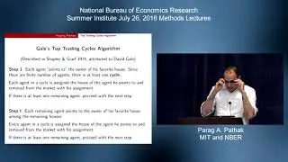 2016 Methods Lecture, Parag Pathak, 