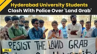 Hyderabad News: Students Clash With Authorities Over Land Next To Hyderabad University | Telangana