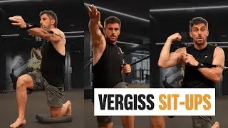 Kabelzug &Uuml;bungen f&uuml;r starke Bauchmuskeln | Half Kneeling Cable Push in 2 Varianten