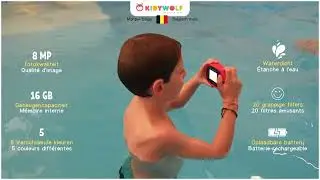 KIDYCAM - L'appareil photo waterproof idéal pour les enfants