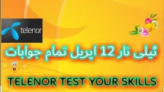 12 April 2020 | Questions & Answers | My Telenor Today Question | APPS KI DUNYA |