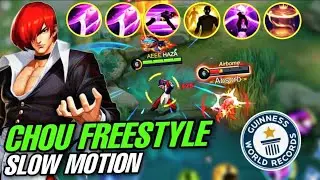 How to play chou like a pro with freestyle combo ẞ one shot builds up 💯% damage