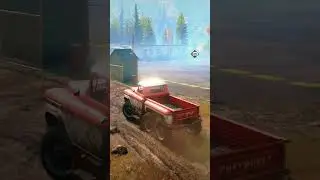 SnowRunner Scout Uphill 🚙 | Small Truck, Big Challenge #Shorts #viral #views #gaming #4k #song #yt