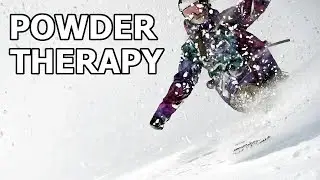 Jackson Hole Powder Snowboarding Therapy