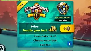 8 Ball Pool Miami 9 Ball Ring | How to get miami ring fast