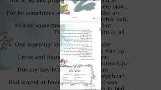 Ncert English poem My shadow (Class 5)😊