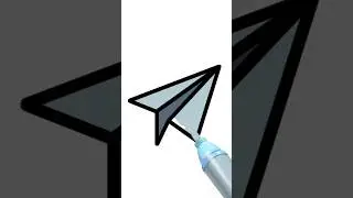 Paper Rocket 🚀 #shortvideo #shortsfeed #drawing #art #colour #rocket #quickdrawing #drawingforkids