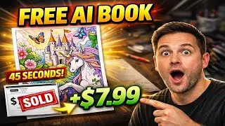 I Made a FULL AI Coloring Book in 45 SECONDS (FREE Amazon KDP Hack)😱👨&zwj;💻✅