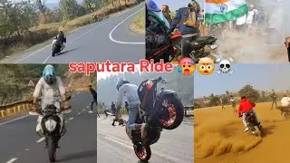 26 January 🇮🇳 saputara Ride All bikes 🏍 ☠️🤯🥵.#saputarahillstation #riders #motovlog #viral 