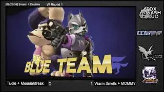 [9-25-16] Doubles Round 1: Tudle + Messiahfreak vs. WarmSmells + MOMMY