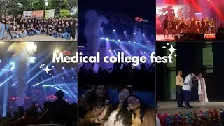 Medical college fest vlog ✨️FLASHMOB, White coat ceremony. #mbbs #medico #collegelife #vlog 