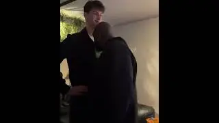 SHAQ meets someone TALLER than him 😳
