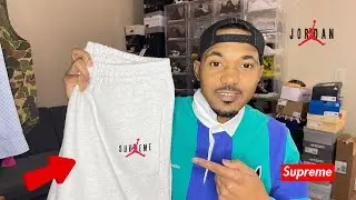 Unboxing Jordan x Supreme Sweatpants + Fire Outfit & Best Places to Shop!