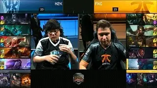 H2K vs FNC Game 4 Highlights - H2K vs FNATIC EU LCS PLAYOFFS QUARTERFINAL #2 Summer 2016