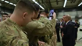 Vice President Mike Pence visits Ramstein Air Base B-Roll (2019) 🇺🇸
