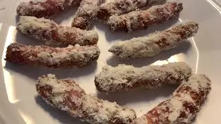 How to Make Bacon Wrapped Breadsticks | Taste Test & Review | JKMCraveTV
