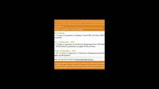 sun pharma jobs । chemistry jobs । diploma/ engineering jobs