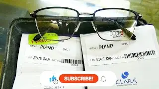metal full frame | blue cut lens | full manually fitting process