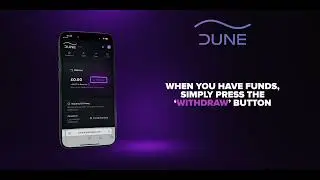 Withdraw Artist Funds On The Dune App