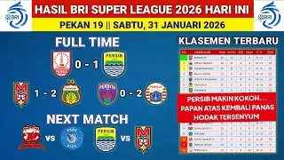 Hasil Liga 1 2026 Hari ini - Klasemen liga 1 2025 terbaru Pekan 19 - Persis Solo vs Persib Bandung