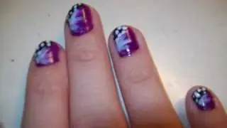 JulieG713 rockstar nail design