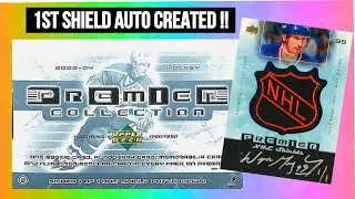 1/1 SHIELD HUNTING !! 2003-04 Upper Deck Premier Collection Hockey Hobby Box Opening !