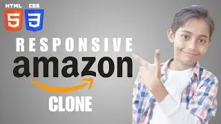 🔴Build Responsive E-commerce Amazon Clone Using HTML & CSS
