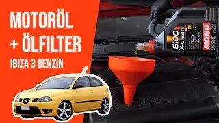 Wie IBIZA 3 1.4 16S Motoröl und Ölfilter wechseln 🛢