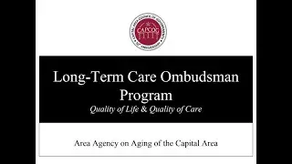 Caregiving for a Family Member in a Long Term Care Community