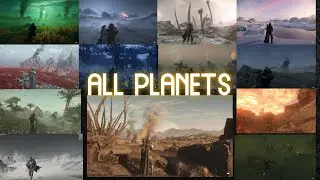 Helldivers 2 | All Environment Types Gameplay | Showcase All Biomes No HUD [4K 60FPS]