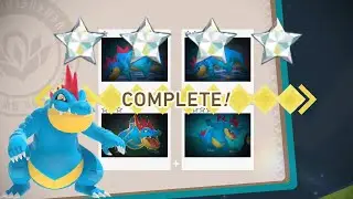 How To Get 1 To 4 DIAMOND STARS For Feraligatr! New Pokemon Snap!