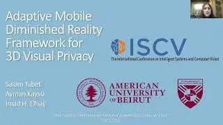 240: Adaptive Mobile Diminished Reality Framework for 3D Visual Privacy