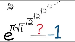 Euler Power Tower: e^(&pi;(&radic;i)^(&radic;2&uarr;&uarr;&infin;)) = -1 ?