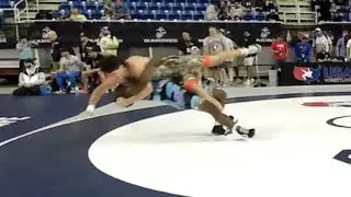 || Fargo 2025 Greco-Roman || Logan Hinton vs MI || SC Junior National Team | USA Wrestling